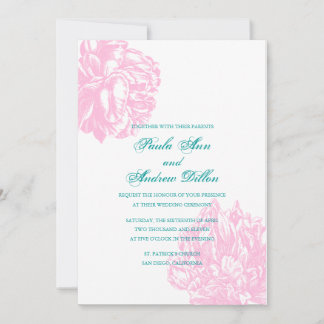 Invitation Pink Peony