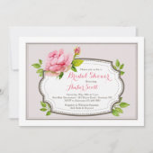 Invitation Pink Peony (Devant)