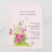 Invitation Pink Perfection (Devant / Derrière)