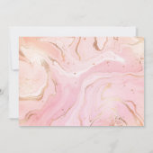 Invitation Pink Pickleball Sports Thème fille fête d'annivers (Dos)