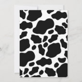 Invitation Pink Plaid Holy Cow Premier Anniversaire (Dos)