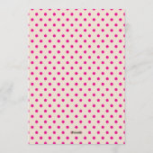 Invitation Pink Polka Dot Birthday Party (Dos)