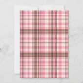 Invitation Pink Preppy Equestrian Derby Girl Birthday Party (Dos)