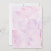 Invitation Pink Purple Bow Coquette Twins Butterfly (Dos)