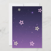 Invitation Pink Purple Girl Sleepover Birthday (Dos)