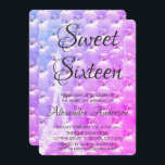Invitation Pink Purple Paris Sweet sixteen Anniversaire<br><div class="desc">Pink and Purple Ombre Paris France Tour Eiffel et Sweet sixteen de lustre Invitation à la fête juive. Cette invitation est parfaite pour la Paris Sweet 16 Birthday Party qui cherche à célébrer avec style.</div>
