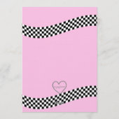 Invitation Pink Racecar, Can't Catch Me 3rd Birthday (Dos)