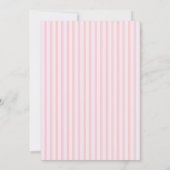 Invitation Pink Red Coquette Bow Valentine Baby Shower (Dos)