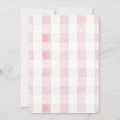 Invitation Pink Ribbon Bow Girl Silly Goose Baby shower (Dos)