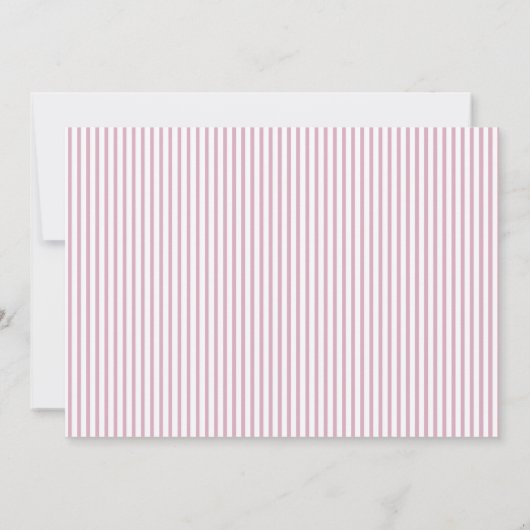 Invitation Pink Rosary Communion (Dos)