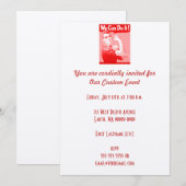 Invitation Pink Rosie le Riveter : "On peut le faire !"Poster (Devant / Derrière)
