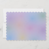 Invitation Pink some Bunny est la première photo d'anniversai (Dos)