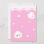 Invitation Pink Star Wave Frame Chinese Dumpling Baby Shower (Dos)