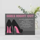 Invitation Pink Stiletto Chaussures Filles Nuit Sortir Invita (Debout devant)