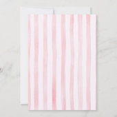Invitation Pink Stripes Baby Shower Cielito Lindo Talavera (Dos)