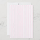 Invitation Pink Stripes Lemons and Flowers Graduation (Dos)