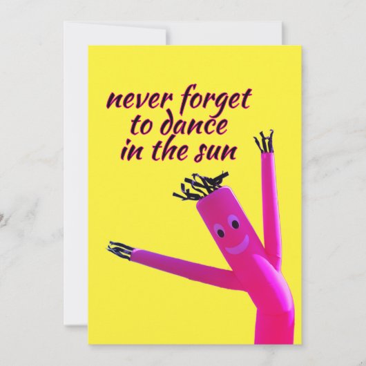 Invitation Pink Sun Dancer  (Devant)