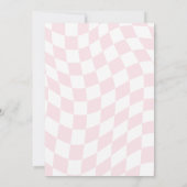 Invitation Pink Super Deux la plage 2e fête d'anniversaire (Dos)