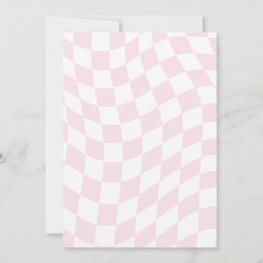 Invitation Pink Super Deux la plage 2e fête d'anniversaire (Dos)