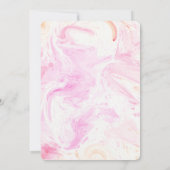 Invitation Pink Tie Dye Hippie Super fête d'anniversaire (Dos)