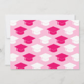 Invitation Pink Tie Dye Photo Double Graduation Party (Dos)