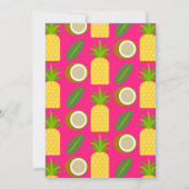 Invitation Pink Tropical Hawaiian Luau Sweet 16 (Dos)