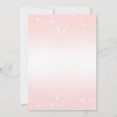 invitation Pink tutu anniversaire invitation Balle (Dos)