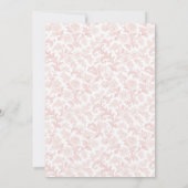 Invitation Pink Tutu Bunny Floral Baby Shower (Dos)