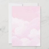 Invitation Pink Unicorn Four ever Magical Fourth Birthday (Dos)