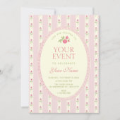 Invitation Pink vintage (Devant)