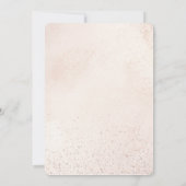 Invitation Pink Watercolor Winter Onederland First Birthday (Dos)