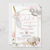 Invitation Pink Whisers Away Fête des mariées de cuisine (Devant)