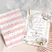 Invitation Pink Whisers Away Fête des mariées de cuisine
