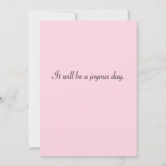 Invitation Pink Window Wedding (Dos)