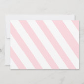 Invitation Pink Winter Onederful Noël Arbres Anniversaire (Dos)