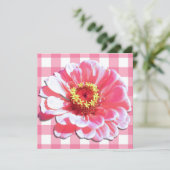 Invitation - Pink Zinnia (Debout devant)