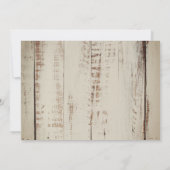 Invitation Pins de Camion Rouge Snowflakes Noël en bois (Dos)