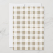 Invitation Pins des bois Hiver Onederland anniversaire (Dos)