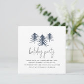 Invitation Pins esquissés | Fête de vacances moderne (Debout devant)
