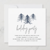 Invitation Pins esquissés | Fête de vacances moderne (Devant)