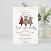 Invitation Pins, Lumières, Buffalo Plaid Christmas Party (Debout devant)
