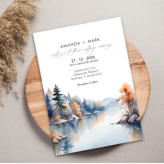 Invitation Pins rustiques Mariage d'aventure