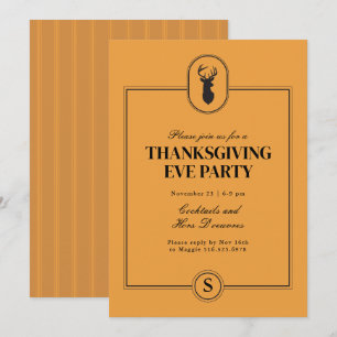Invitation Pinstripe Classique de la Veille de Tha