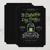 Invitation Pinte chanceuse (Devant / Derrière)