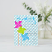 Invitation Pinwheel Trio (Debout devant)
