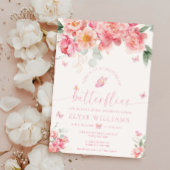 Invitation Piper Peony Fête des mariées à vie des papillons