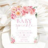 Invitation Piper Peony Floral Baby Sprinkel
