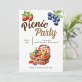 Invitation Pique-nique (Debout devant)