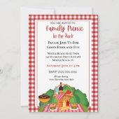 Invitation Pique-nique Barbecue Grillade Grillades (Devant)