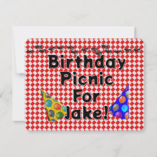 Invitation Pique-nique d'anniversaire